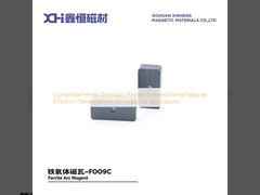 Composite Ferrite Strontium Powder Sintered Ferrite Magnet R75mm-r75mm×44mm for Industrial Applications